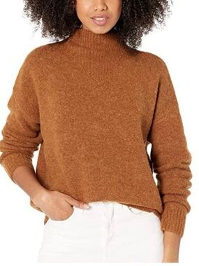 Madewell Dillon Mockneck Sweater Neutral Minimalist